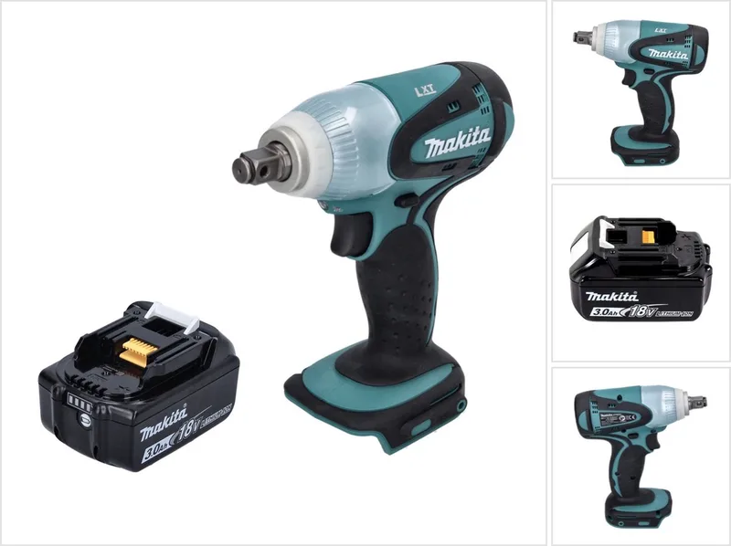 DTW 251 F1 accu slagmoersleutel 18 V 230 Nm 1/2" + 1x oplaadbare accu 3.0 Ah - zonder oplader de Makita – image du produit