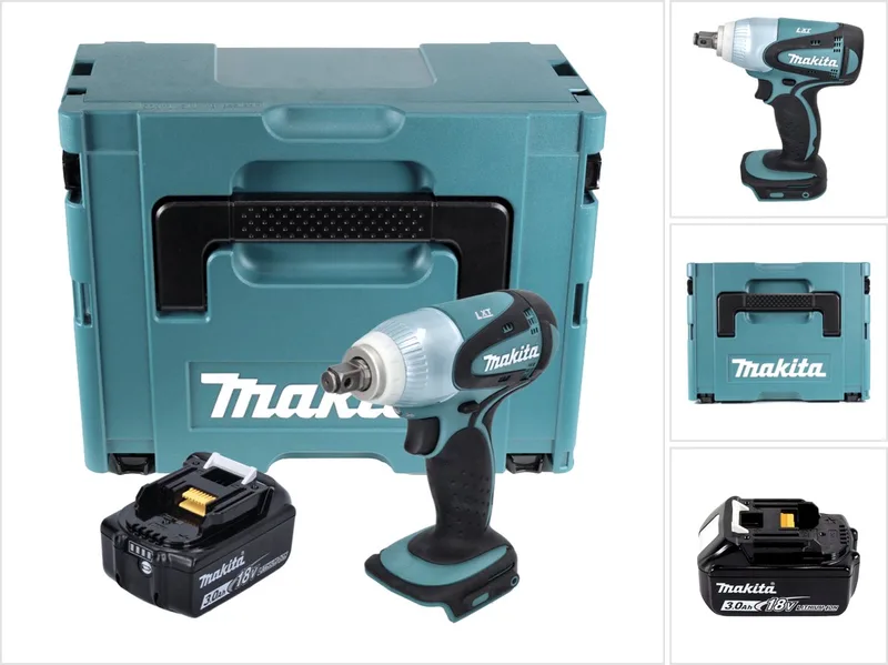 DTW 251 F1J accu slagmoersleutel 18 V 230 Nm 1/2" + 1x oplaadbare accu 3.0 Ah + Makpac - zonder oplader de Makita – image du produit