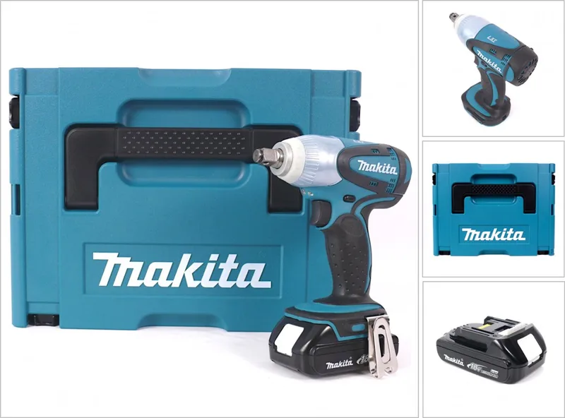 DTW 251 Y1J accu slagmoersleutel 18V 230Nm in MAKPAC met 1,5 Ah accu - zonder oplader de Makita – image du produit
