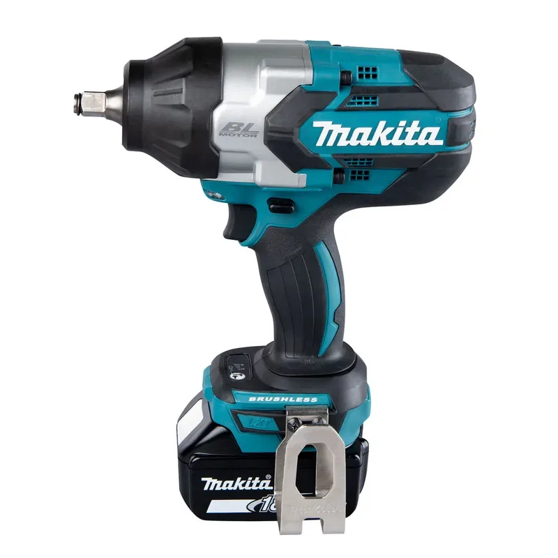 DTW1002RTJ 18V Li-Ion Accu slagmoersleutel set (2x 5.0Ah accu) in Mbox - 1050Nm - 1/2" - koolborstelloos van Makita – productafbeelding 2 van 6