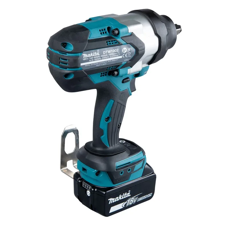 DTW1002RTJ 18V Li-Ion Accu slagmoersleutel set (2x 5.0Ah accu) in Mbox - 1050Nm - 1/2" - koolborstelloos van Makita – productafbeelding 5 van 6