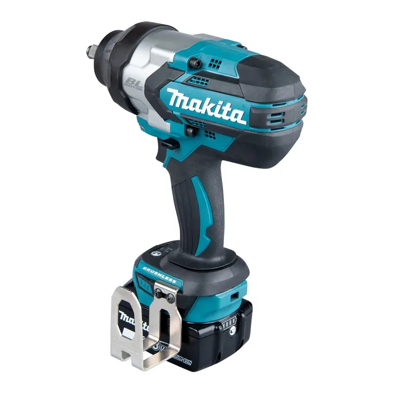 DTW1002RTJ 18V Li-Ion Accu slagmoersleutel set (2x 5.0Ah accu) in Mbox - 1050Nm - 1/2" - koolborstelloos van Makita – productafbeelding 3 van 6