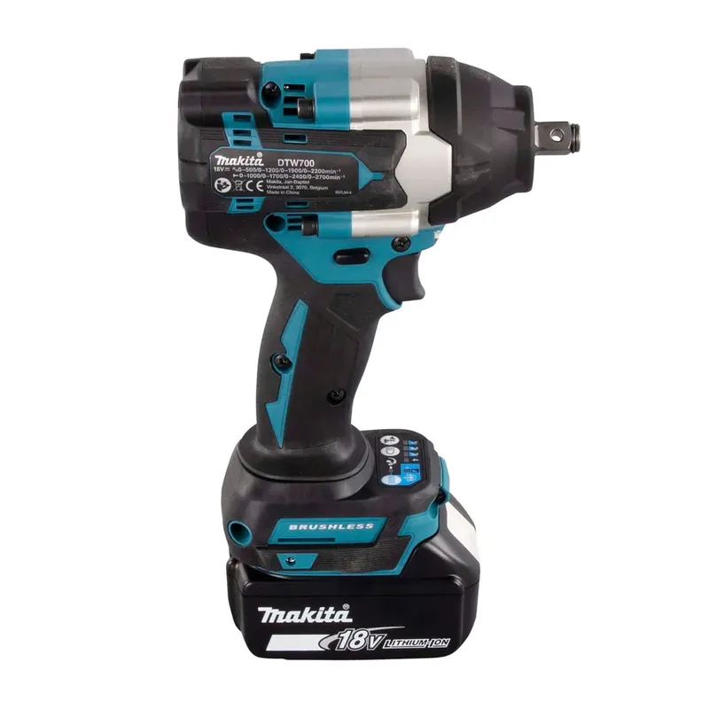 DTW700Z 18V Li-ion accu slagmoersleutel body - 1/2 - koolborstelloos van Makita – productafbeelding 6 van 6