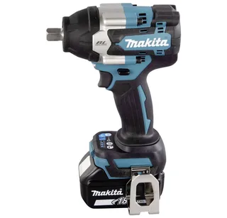 DTW701RTJ 18V Li-Ion Accu slagmoersleutel set (2x 5.0Ah accu) in Mbox - 700 Nm - 1/2" pin - koolborstelloos van Makita – productafbeelding 2 van 5