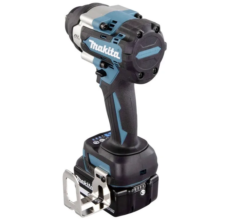 DTW701RTJ 18V Li-Ion Accu slagmoersleutel set (2x 5.0Ah accu) in Mbox - 700 Nm - 1/2" pin - koolborstelloos van Makita – productafbeelding 4 van 5