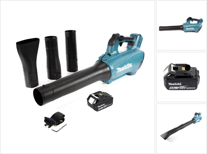 DUB 184 G1 accu-blazer 18 V borstelloos + 1x accu 6.0 Ah - zonder lader de Makita – image du produit