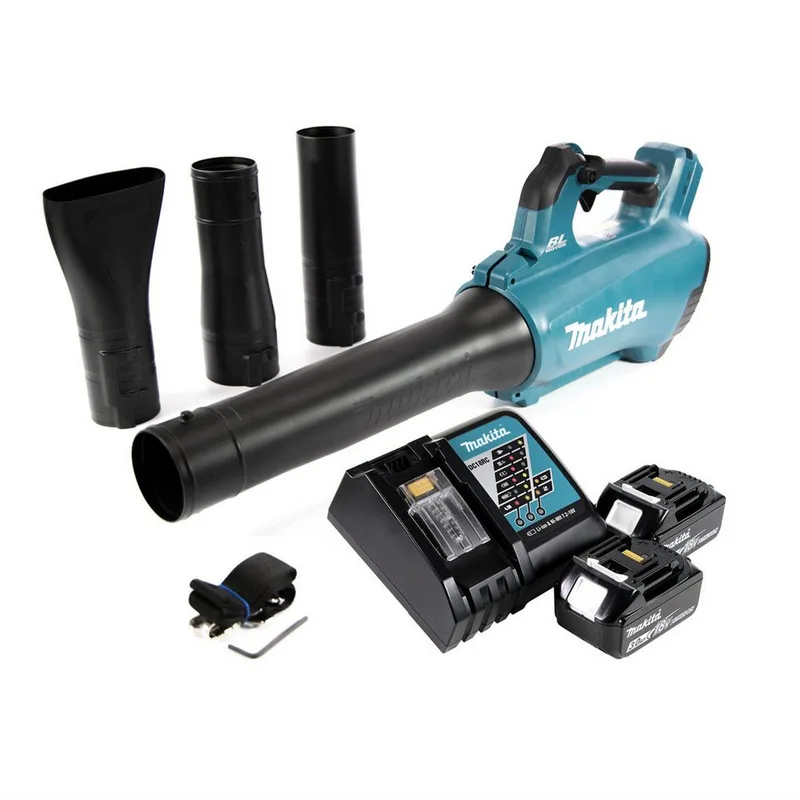 DUB 184 RF accu-blazer 18 V borstelloos + 2x accu 3,0 Ah + oplader de Makita – image du produit 2 sur 3