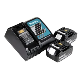 DUB 184 RF accu-blazer 18 V borstelloos + 2x accu 3,0 Ah + oplader de Makita – image du produit 3 sur 3