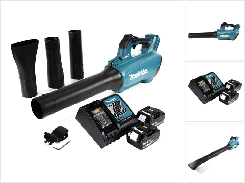 DUB 184 RF accu-blazer 18 V borstelloos + 2x accu 3,0 Ah + oplader de Makita – image du produit 1 sur 3