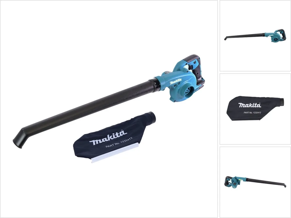 DUB 186 Z accu bladblazer 18 V + opvangzak - zonder accu, zonder oplader van Makita – productafbeelding