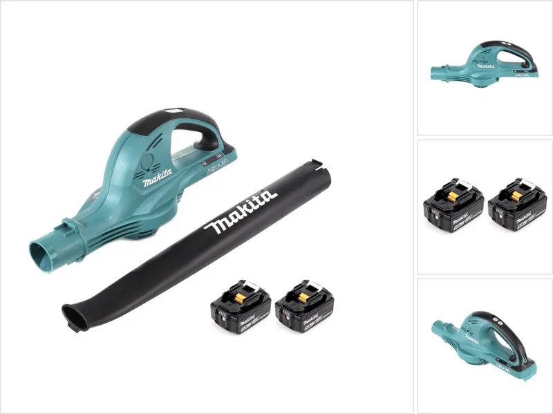 DUB 361 T 2x 18 V / 36 V accu bladblazer blazer + 2x Makita BL 1850 5 Ah / 5000 mAh accu de Makita – image du produit