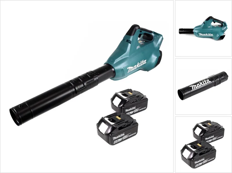 DUB 362 2x18 volt accu bladblazer + 2x 6 Ah accu - zonder lader fra Makita – produktbillede