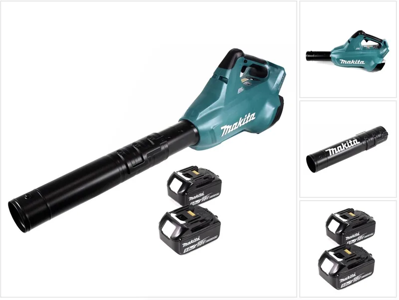 DUB 362 T 2x18 volt accu bladblazer + 2x 5 Ah accu - zonder lader de Makita – image du produit
