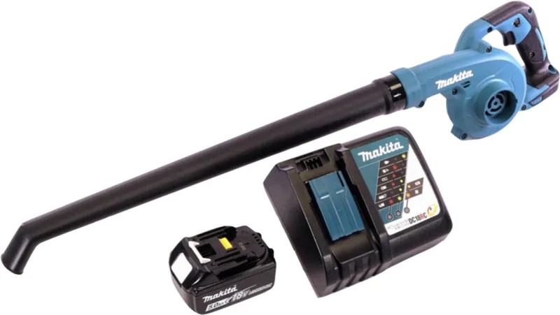 DUB186RT 18V Li-Ion accu bladblazer set (1x 5,0Ah) - 192km/h de Makita – image du produit