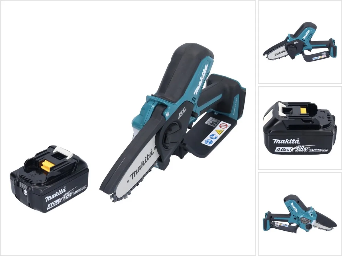 DUC 101 M1 accu takkenschaar 18 V 10 cm borstelloos + 1x accu 4,0 Ah - zonder oplader von Makita – Produktbild