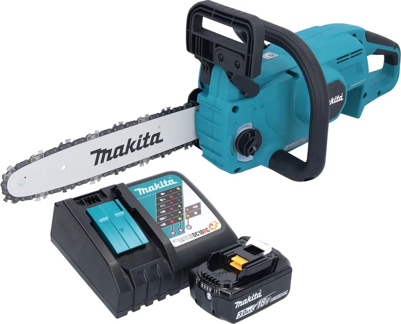 DUC 307 RFX3 accu-kettingzaag 18 V 30 cm borstelloos + 1x accu 3.0 Ah + lader von Makita – Produktbild