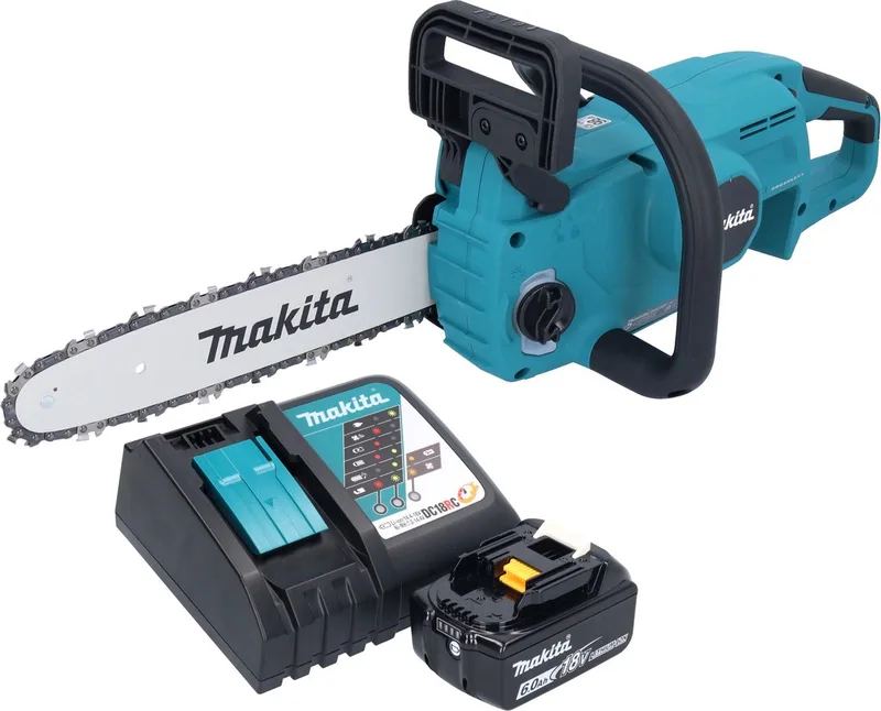 DUC 307 RGX3 accu-kettingzaag 18 V 30 cm borstelloos + 1x accu 6.0 Ah + lader von Makita – Produktbild