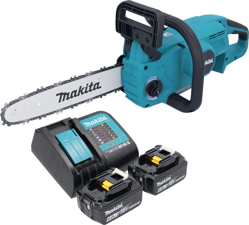 DUC 307 SG2X3 Accu-kettingzaag 18 V 30 cm borstelloos + 2x accu 6.0 Ah + lader von Makita – Produktbild