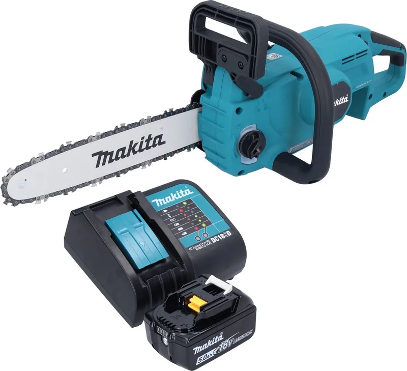 DUC 307 STX3 Accu-kettingzaag 18 V 30 cm borstelloos + 1x accu 5.0 Ah + lader von Makita – Produktbild
