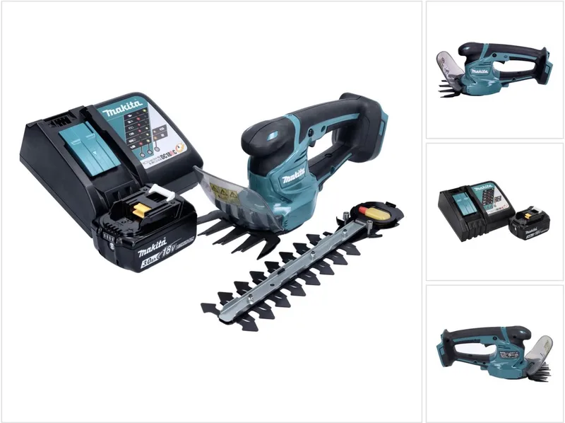 DUM 111 RF1X accu grasschaar heggenschaar 18 V + 1x oplaadbare accu 3.0 Ah + lader von Makita – Produktbild