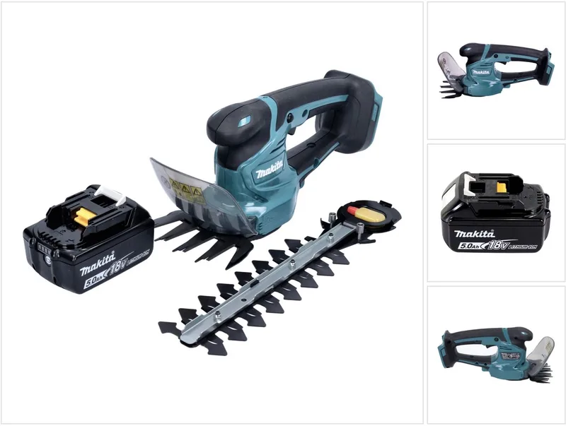 DUM 111 T1X Accu grasschaar heggenschaar 18 V + 1x accu 5.0 Ah - zonder lader de Makita – image du produit