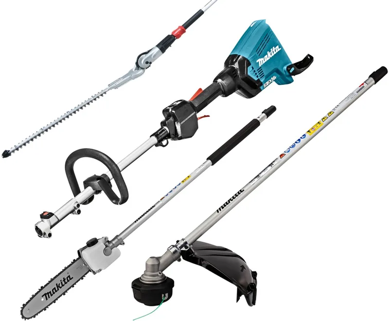 DUX60ZX11 Accu Combisysteem + Bosmaaier, Kettingzaag & Heggenschaar 2x18V Basic Body de Makita – image du produit