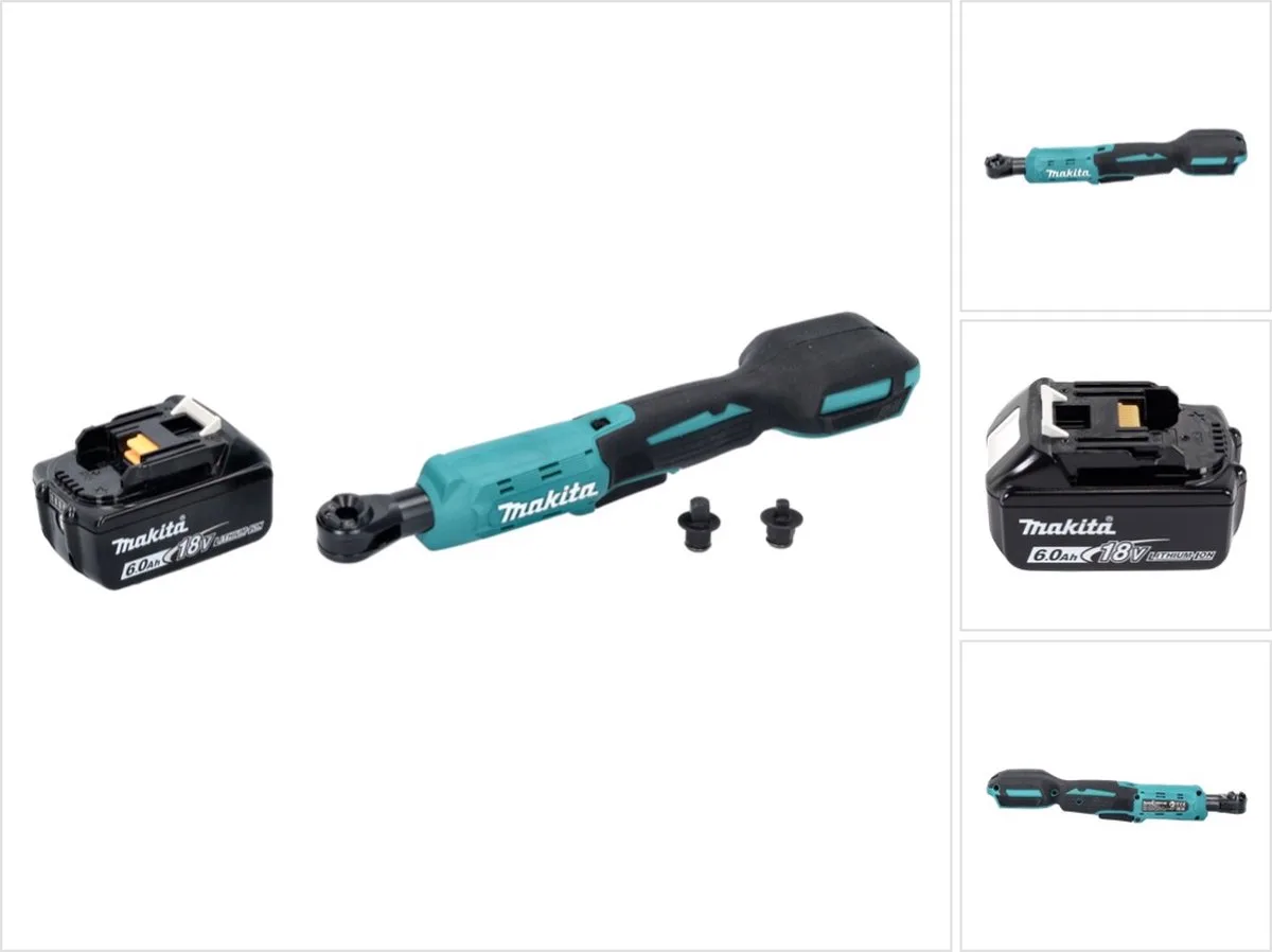 DWR 180 G1 accu-ratelsleutel 18 V 47,5 Nm 1/4" 3/8" + 1x accu 6,0 Ah - zonder oplader de Makita – image du produit