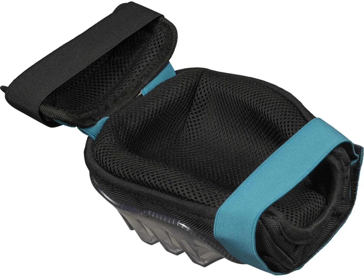 E-05658 Kniebeschermers zwaar werk van Makita, Zwart, Blauw – productafbeelding