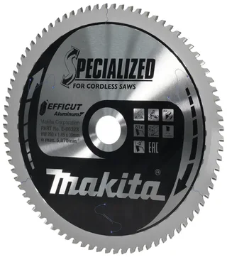E-06323 E-06323 Kreissägeblatt 260 x 30 x 1.85 mm Zähneanzahl: 81 1 St. de Makita – image du produit 2 sur 2