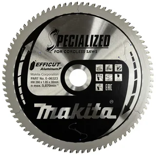 E-06323 E-06323 Kreissägeblatt 260 x 30 x 1.85 mm Zähneanzahl: 81 1 St. de Makita – image du produit 1 sur 2