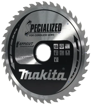 E-12245 E-12245 Kreissägeblatt 185 x 30 x 1.5 mm Zähneanzahl: 40 1 St. fra Makita – produktbillede 2 af 2
