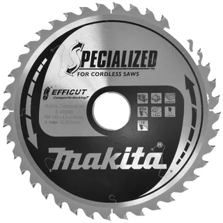 E-12245 E-12245 Kreissägeblatt 185 x 30 x 1.5 mm Zähneanzahl: 40 1 St. fra Makita – produktbillede 1 af 2