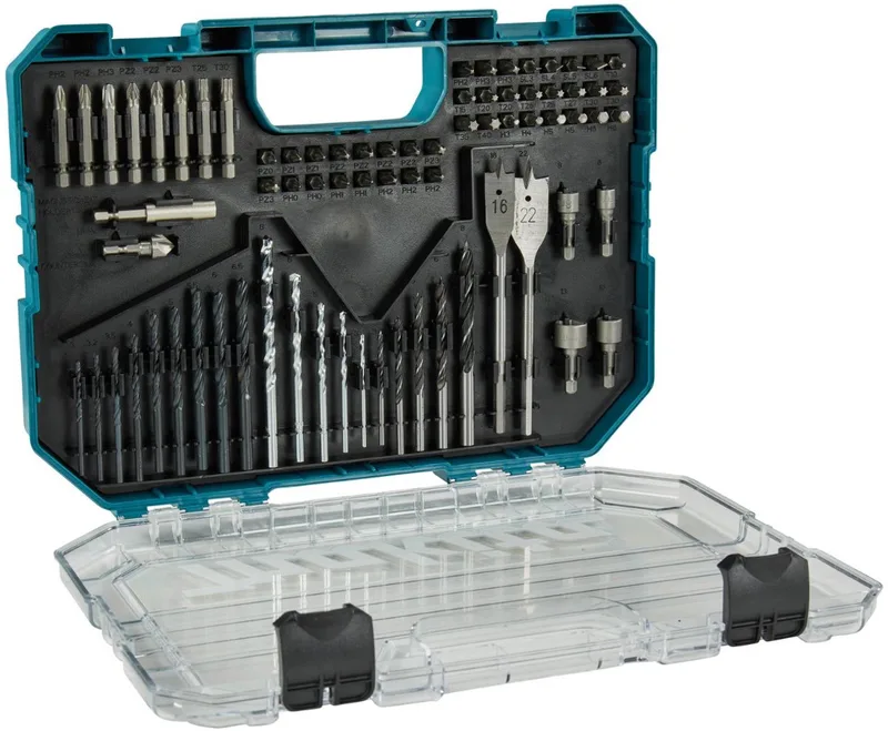 E-15126 - boor-/schroefbitset [75-delig] - in kunststof koffer von Makita – Produktbild