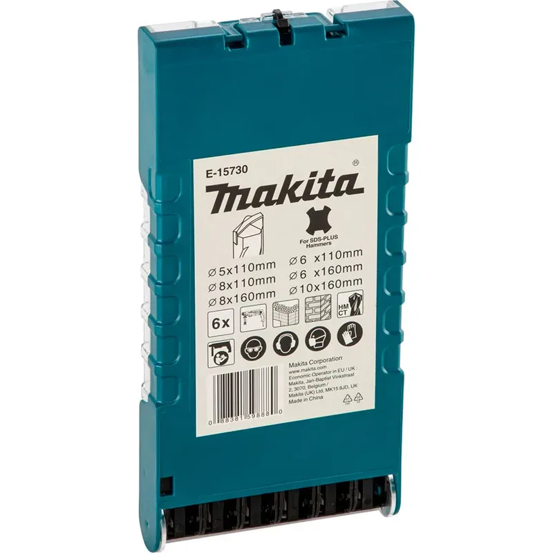 E-15730 SDS-Plus Betonbohrer-Set 6-tlg. de Makita – image du produit 2 sur 2