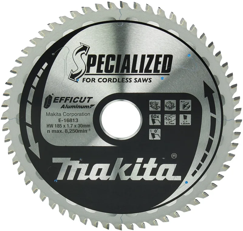 EFFICUT Zaagblad 185x30x60 - E-16813 van Makita – productafbeelding