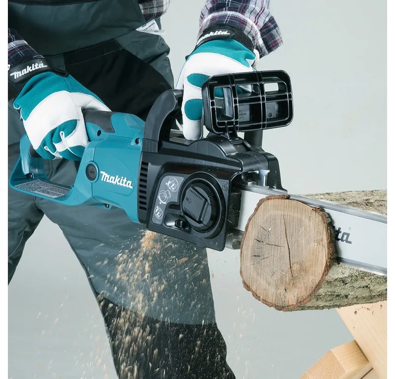 UC3551AK Kettingzaag Elektrisch 2000 W Lengte mes 350 mm Met accessoires van Makita, Blauw – productafbeelding 2 van 5