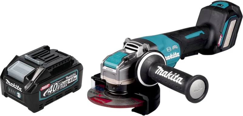GA 044 GM1 Accu haakse slijper 40 V max. 125 mm X-LOCK Brushless + 1x oplaadbare accu 4.0 Ah - zonder lader de Makita – image du produit