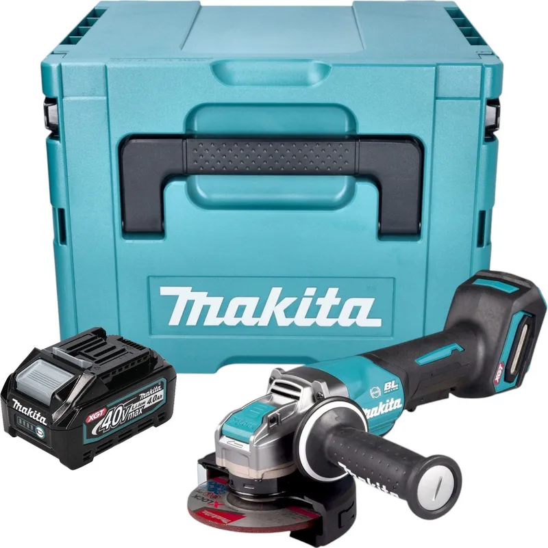 GA 047 GM101 Accuslijper 40 V max. 125 mm X-LOCK Brushless + 1x accu 4.0 Ah + Makpac - zonder lader fra Makita – produktbillede