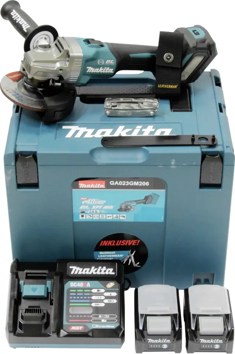 GA023GM206 GA023GM206 Akku-Winkelschleifer 125 mm bürstenlos 40 V 4.0 Ah de Makita – image du produit
