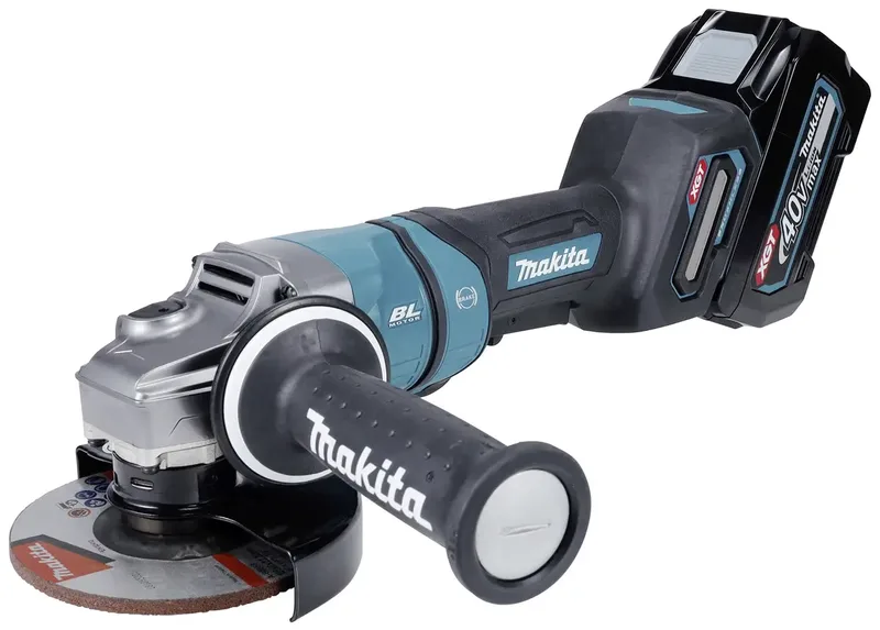 GA050GM201 Akku-Winkelschleifer 125 mm bürstenlos, inkl. 2. Akku, inkl. Ladegerät 2300 W 40 V 4.0 Ah von Makita – Produktbild