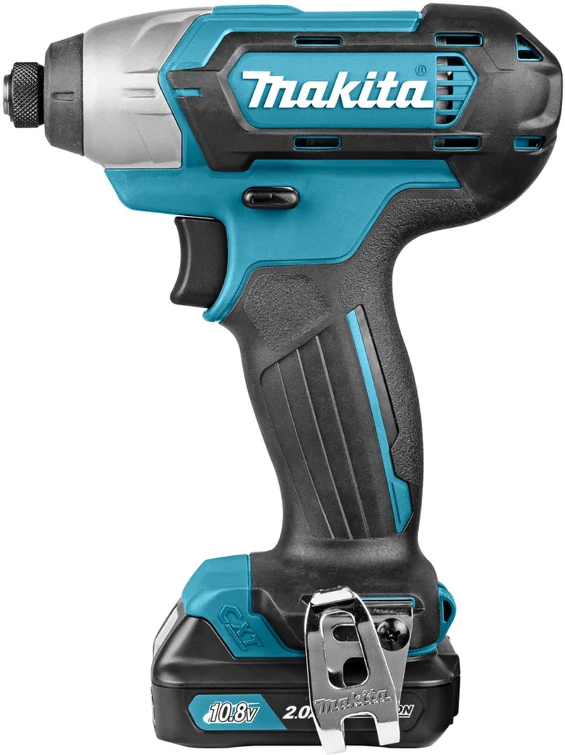 Gereedschap - 12V ACCU slagmoersleutel, 2x accu 2.0 Ah XR, oplader TD110DSAE de Makita – image du produit