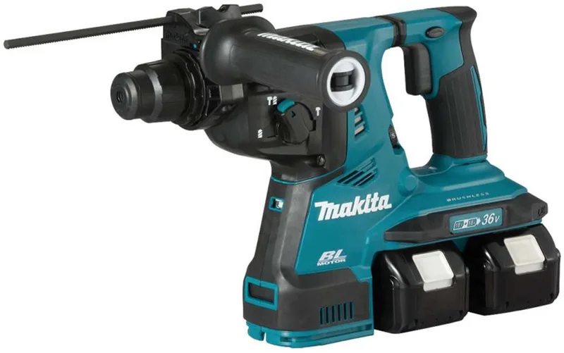 Gereedschap - 18 V ACCU-combihamer, 2x accu 5,0 Ah, oplader DHR280PT2J de Makita – image du produit