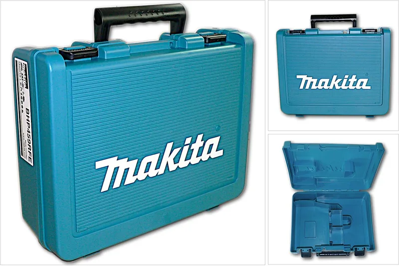 gereedschapskoffer 38x32x12,5 cm voor BHP DHP 446 456 480 459 129 136 146 140 de Makita, Turquoise – image du produit