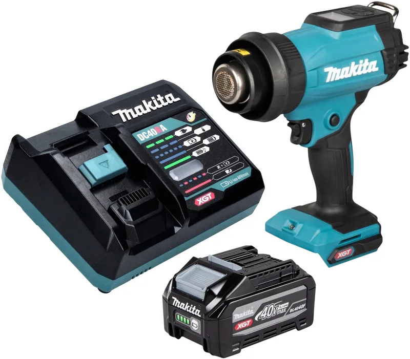 HG 001 GZ01 accu-heteluchtpistool 40 V max. 600 °C + koffer - zonder accu, zonder oplader de Makita – image du produit