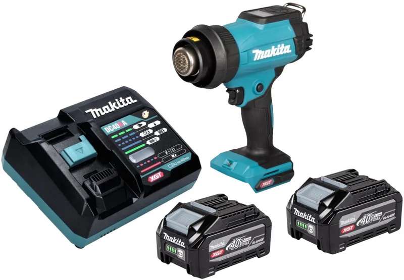 HG 001 GZ01 accu-heteluchtpistool 40 V max. 600 °C + koffer - zonder accu, zonder oplader van Makita – productafbeelding