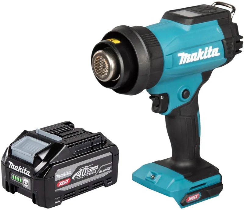 HG 001 GZ01 accu-heteluchtpistool 40 V max. 600 °C + koffer - zonder accu, zonder oplader von Makita – Produktbild