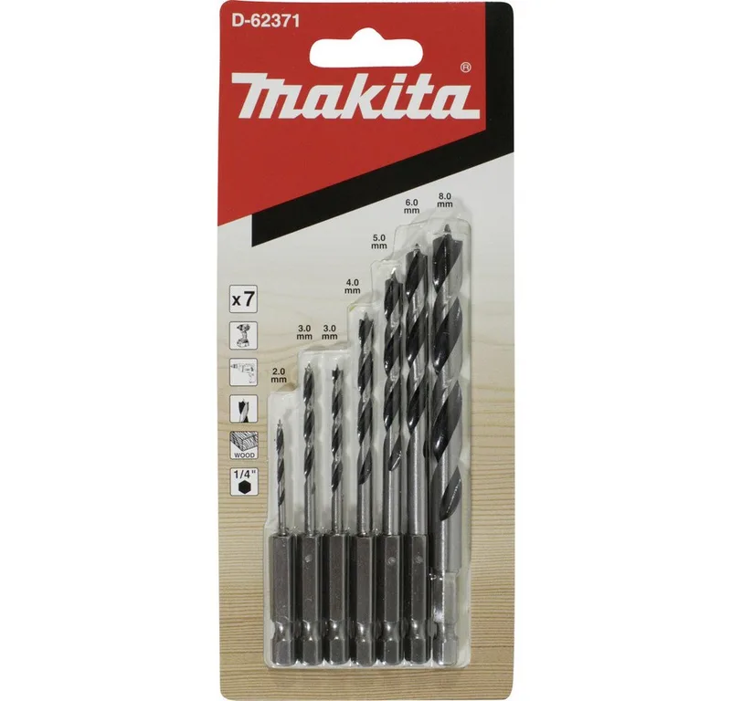 Jeu De Forets D-62371 7 Unités de Makita – image du produit 1 sur 3