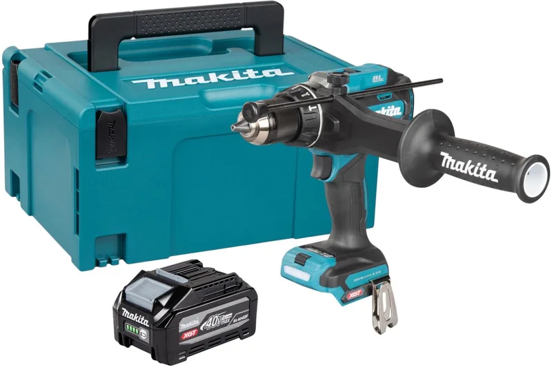 HP 003 GU101 accu-slagboormachine 40 V max. 180 Nm borstelloos + 1x accu 4,0 Ah + Makpac - zonder oplader de Makita – image du produit