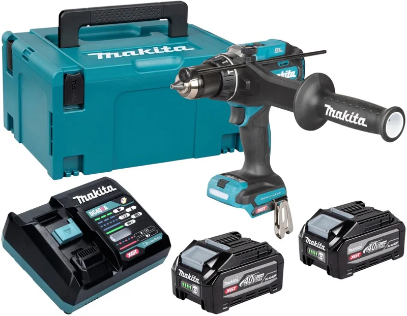 HP003GU201 Accu klop-/schroefboormachine XGT 40V Max 4.0Ah in Mbox fra Makita – produktbillede