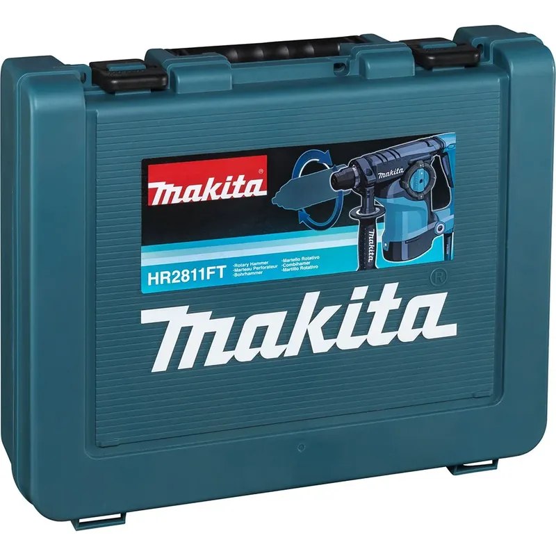 HR2811FT SDS-plus Combihamer incl. snelspanboorkop in koffer - 800W - 2,9J van Makita – productafbeelding 3 van 4